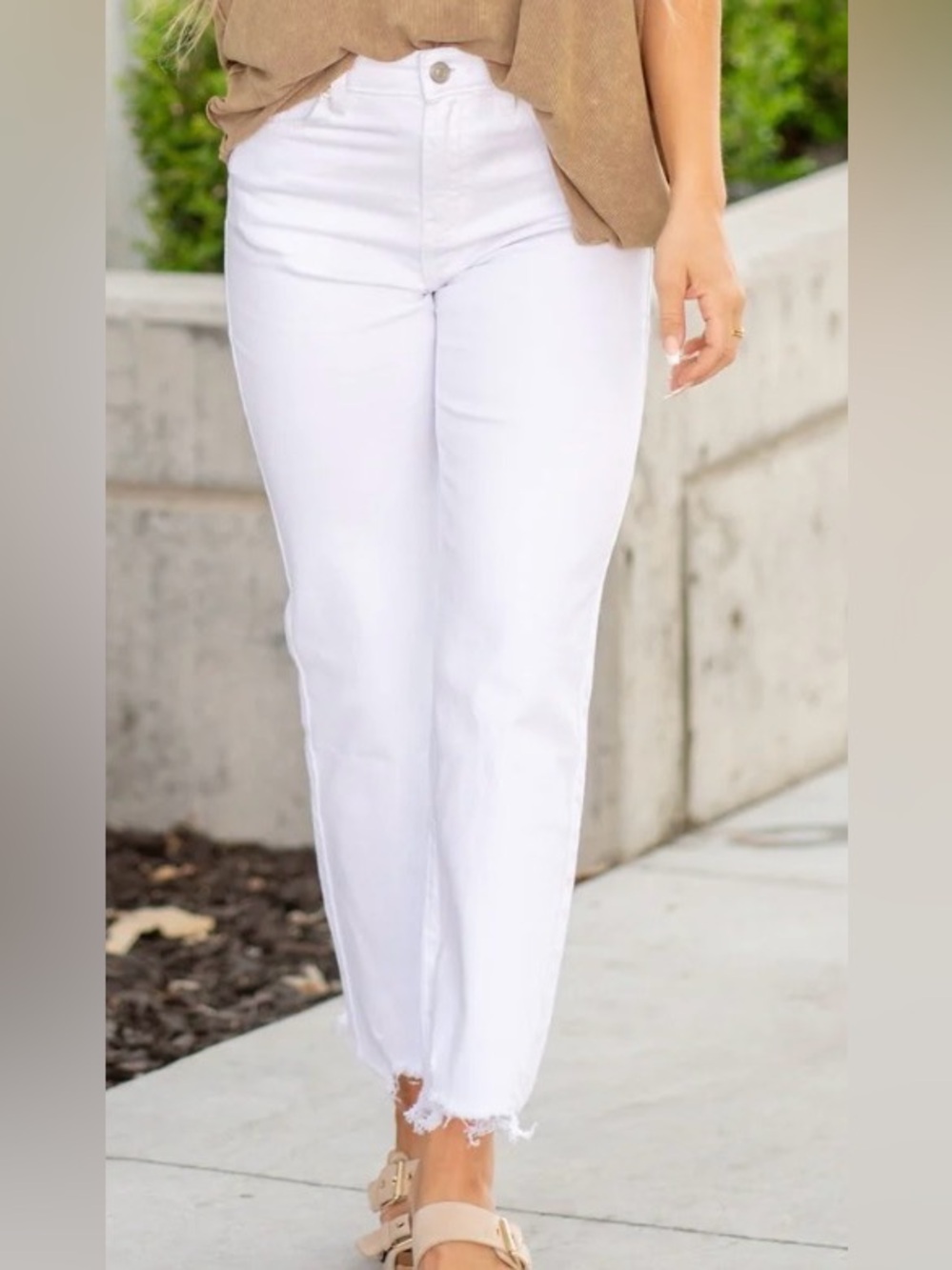J. Crew High-Rise Skinny Jeans in White size 29